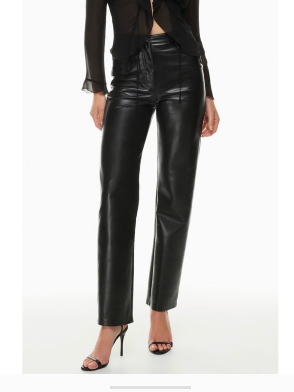 ARITZIA Wilfred Black Faux Leather Melina
Pants